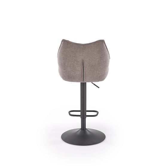 H122 bárszék lábak - fekete, ülés - szürke (1p=2db)