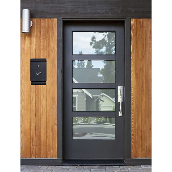 Hadvar fekete levélszekrény