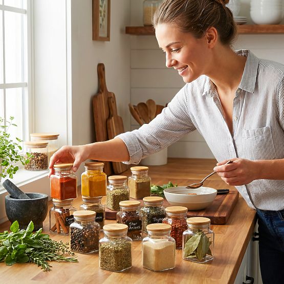 HIDALGO fűszertartó poharak, 12 darabos készlet