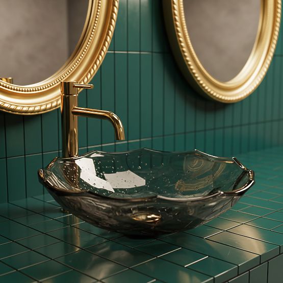 Időtlen REA ARCTIC BLACK mosdókagyló