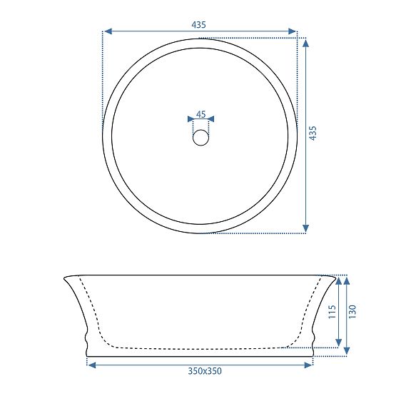 Időtlen REA Betty mosdókagyló