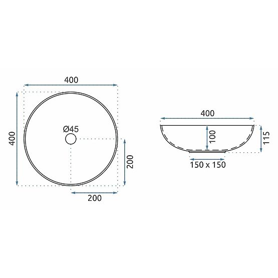 Időtlen Rea Juliana mosdókagyló