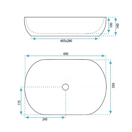 Időtlen Rea Lisa Beige Shiny mosdó