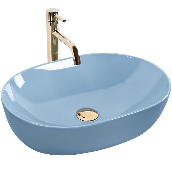 Időtlen Rea LISA L.BLUE SHINY mosdókagyló