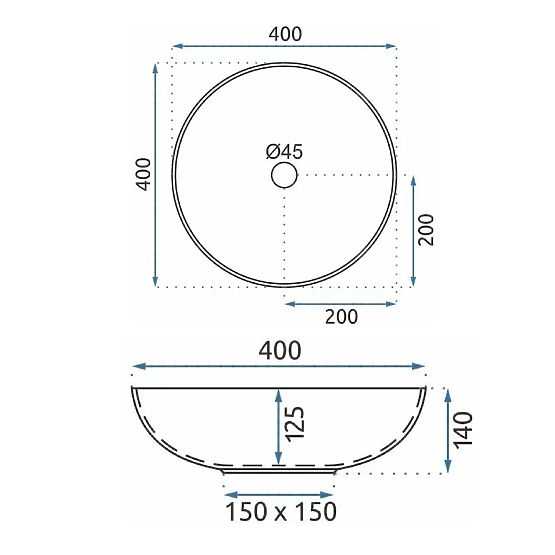 Időtlen Rea Mandala mosdó