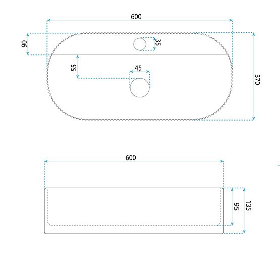 Időtlen Rea Marcela 60 mosdókagyló