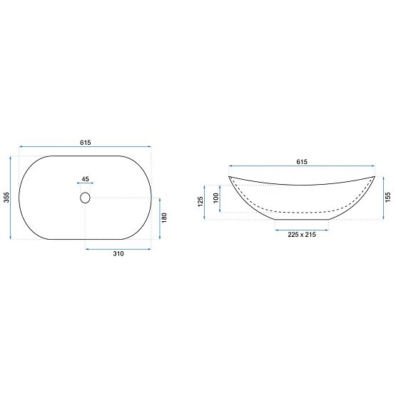 Időtlen Rea Royal 60 mosdókagyló