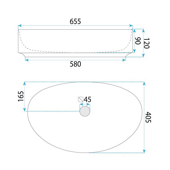 Időtlen Rea SABINA 65 mosdó