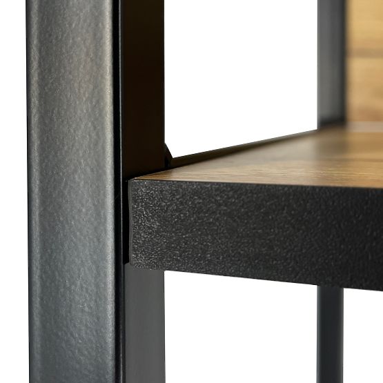 INDUSTRIÁLIS POLC 500 FEKETE/TÖLGY CRAFT