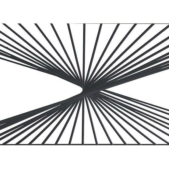 INFINITY 2 konferencia asztal, szürke márvány / fekete (2p=1ks)