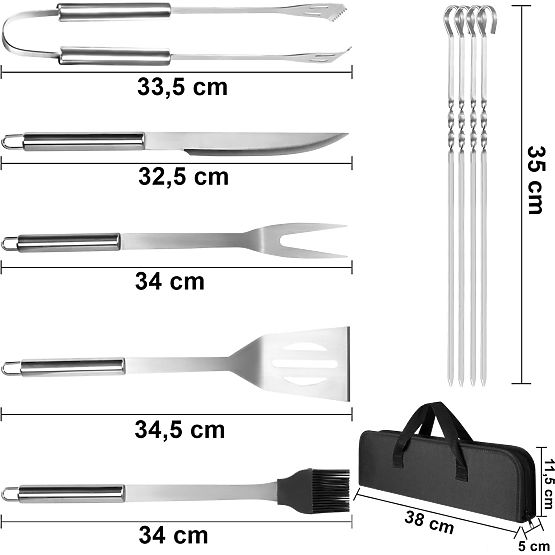 ISCO grill kiegészítők + tok