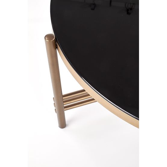 ISMENA doh�1nyz�0f3asztal keret - arany, asztallap - fekete (1p=1db)