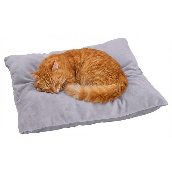 JASPER szürke plüss macskaház