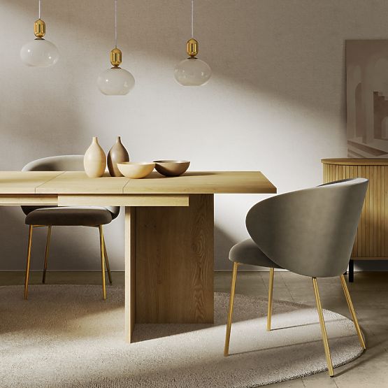 Jose kinyitható asztal 140-200 cm, téglalap alakú, Cremona Torro tölgy