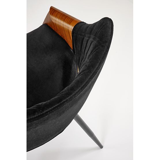 K586 szék, dió / fekete (1p=1db)