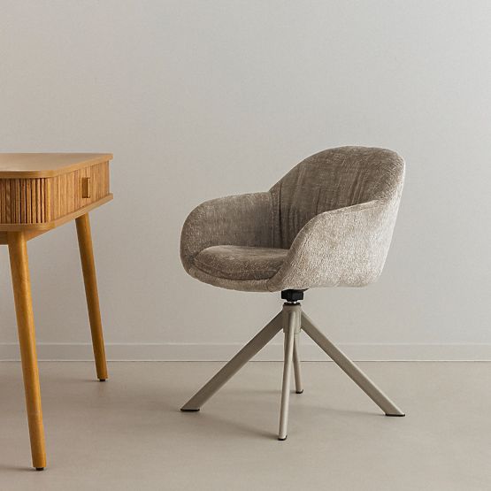 Kairo forgószék, bézs