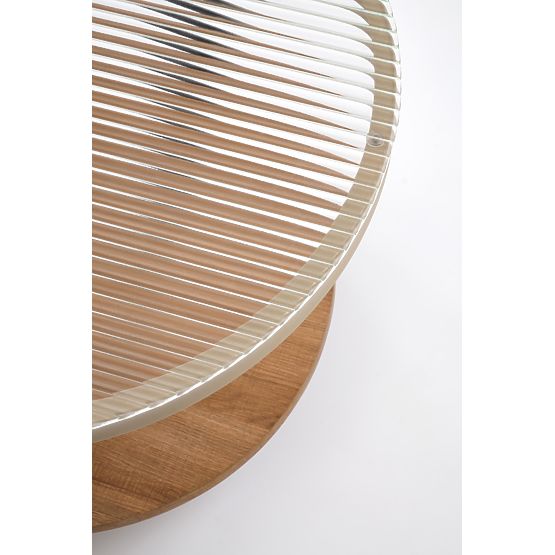 KAMALA dohányzóasztal, természetes/fekete (1p=1db)