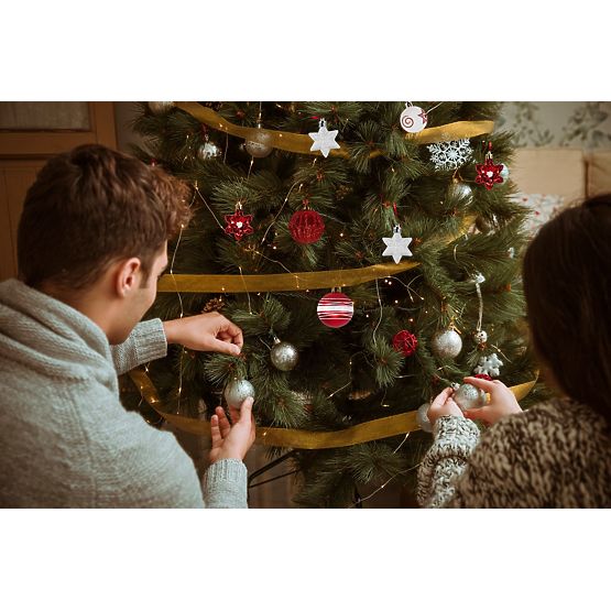 KARÁCSONYI DÍSZEK 41 DB SYSD1688-195