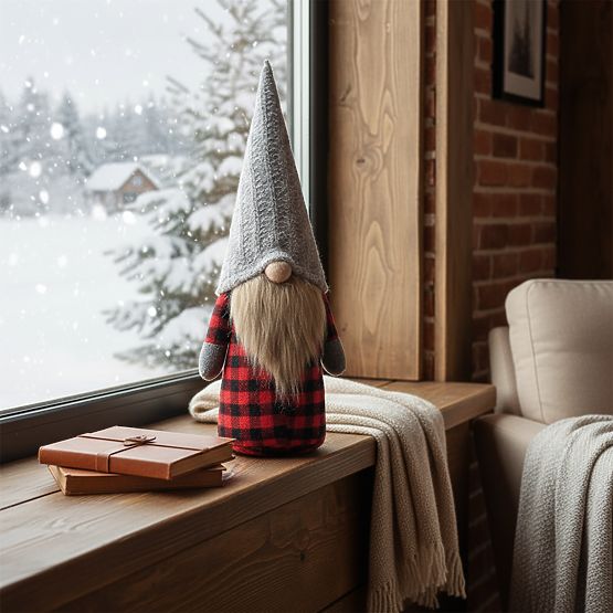 Karácsonyi manó 30cm YX055