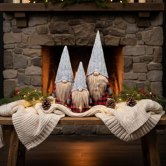 Karácsonyi manó 30cm YX055