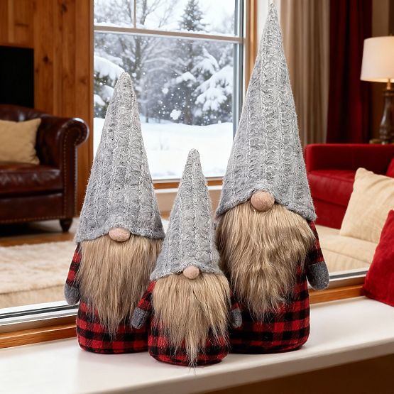 Karácsonyi manó YX055 készlet 30+40+50cm