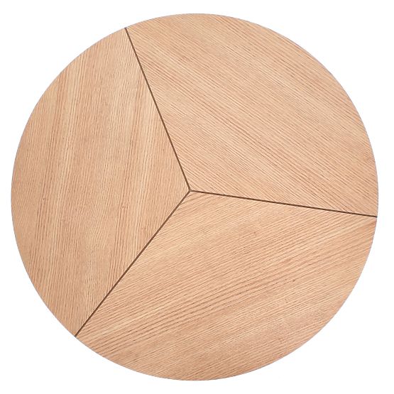 KARIDA dohányzóasztal természetes tölgy/fekete (1p=1db)