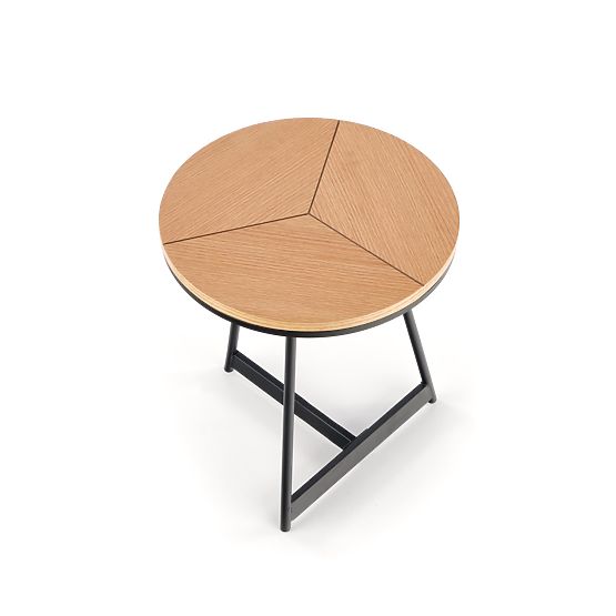 KARIDA-S konferencia asztal természetes tölgy/fekete (1p=1db)