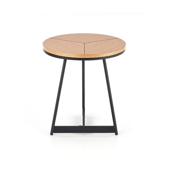 KARIDA-S konferencia asztal természetes tölgy/fekete (1p=1db)