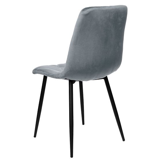 Kárpitozott bársonyszék Madison Velvet grafit