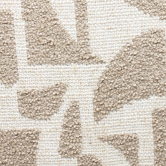 Kárpitozott Flare szék, bézs-krém/fekete lábak