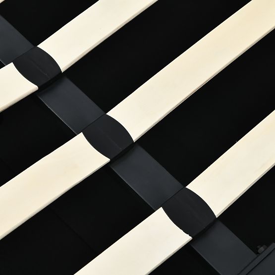 Kárpitozott Luno ágy 160x200 cm, rácsos és tárolóval, világos bézs, lekerekített