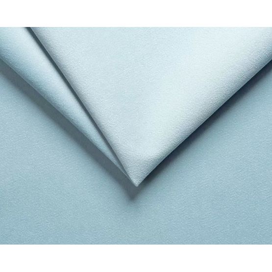 Hatszögletű kárpitozott panel - babakék