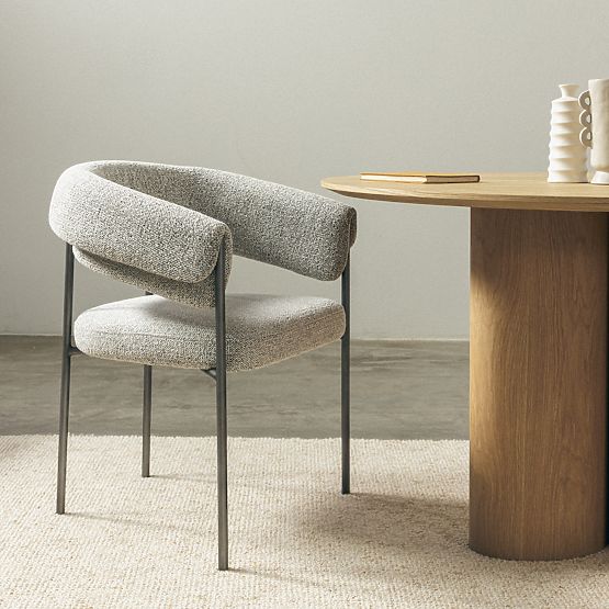 Kárpitozott Portia szék szürke