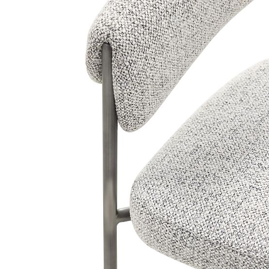 Kárpitozott Portia szék szürke