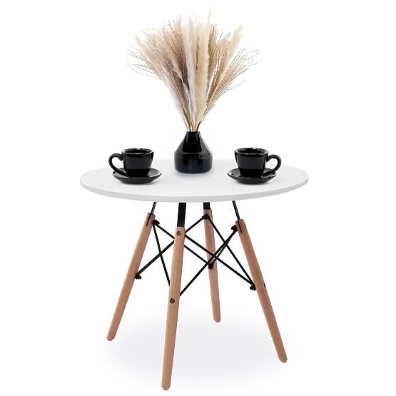 Kerek asztal PARIS DTW 60 cm fehér