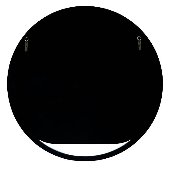 Kerek függő tükör Zelia, tompa kék, fényes