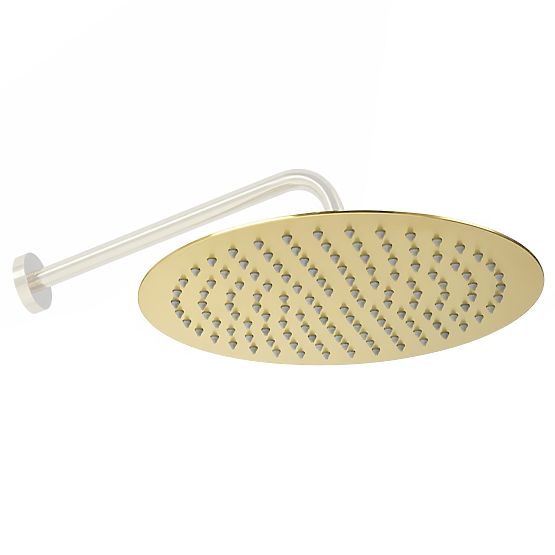Kerek zuhanyfej Rea 25 cm Arany