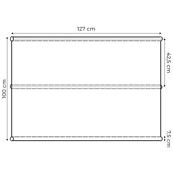 Kerti hintapárna 127x100 cm bézs MultiGarden
