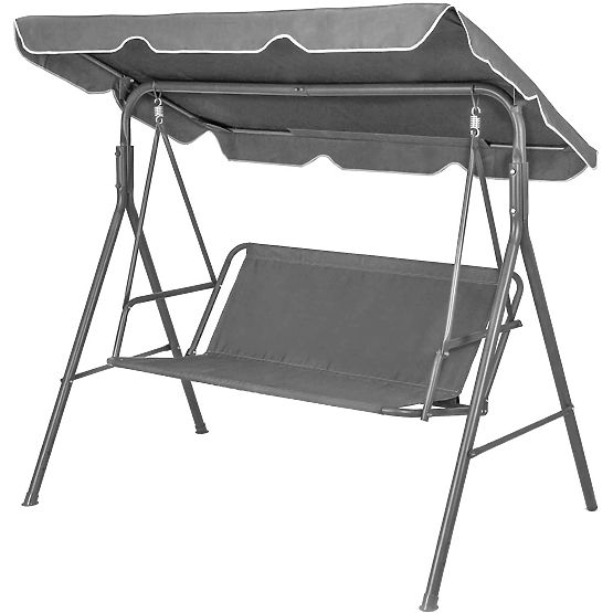 Kerti hintapárna 140 x 100 cm szürke ModernHome