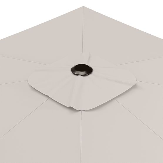 Kerti napernyő konzollal Shade 4x3 m tokban, 360°-ban forgatható, bézs