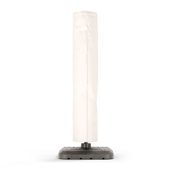 Kerti napernyő konzolos Shade Deluxe 4x3 m tokban és napelemes LED világítással, forgatható