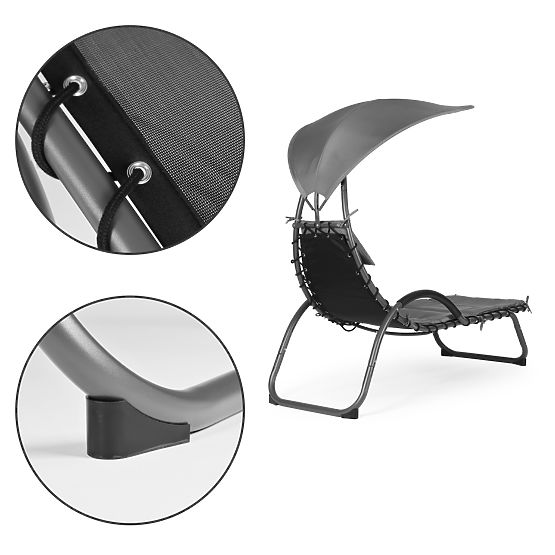 Kerti nyugágy nagy ovális tetővel ModernHome