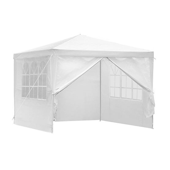 Kerti pavilon sátor 3x3 m 4 fal fehér MultiGarden