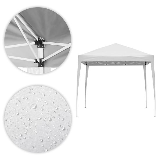 Kerti pavilonsátor 3x3 m automatikusan nyitható tető teraszra MultiGarden