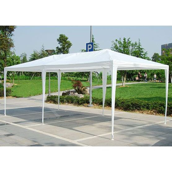 Kerti sátor pavilon 3x6 m 6 fal fehér MultiGarden
