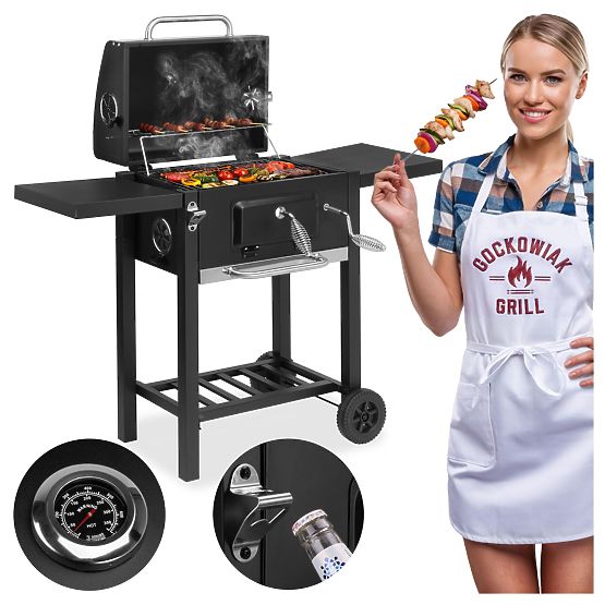 Kerti szén grill CARBON fekete