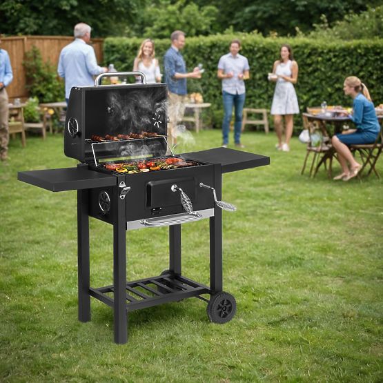 Kerti szén grill CARBON fekete