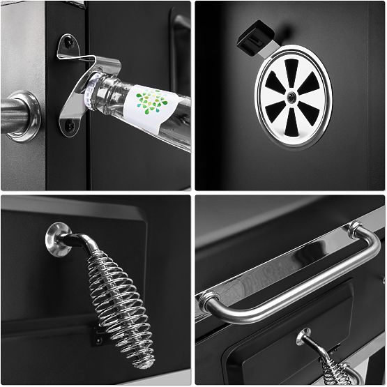 Kerti szén grill fedéllel MEJOR