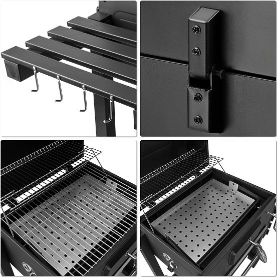 Kerti szén grill fedéllel MEJOR