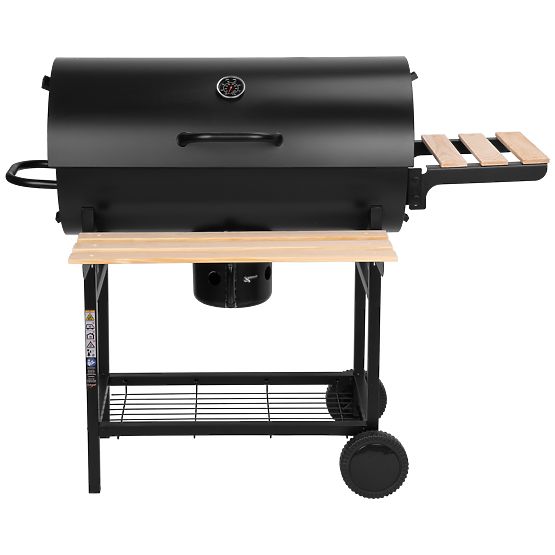 Kerti szögletes grill 2 rács hamutartó BAREL WOOD